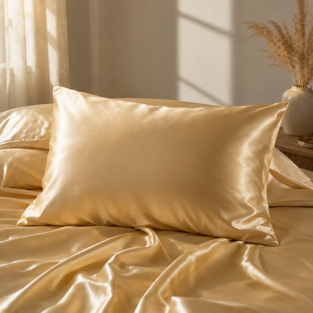 Funda de almohada de seda de lujo